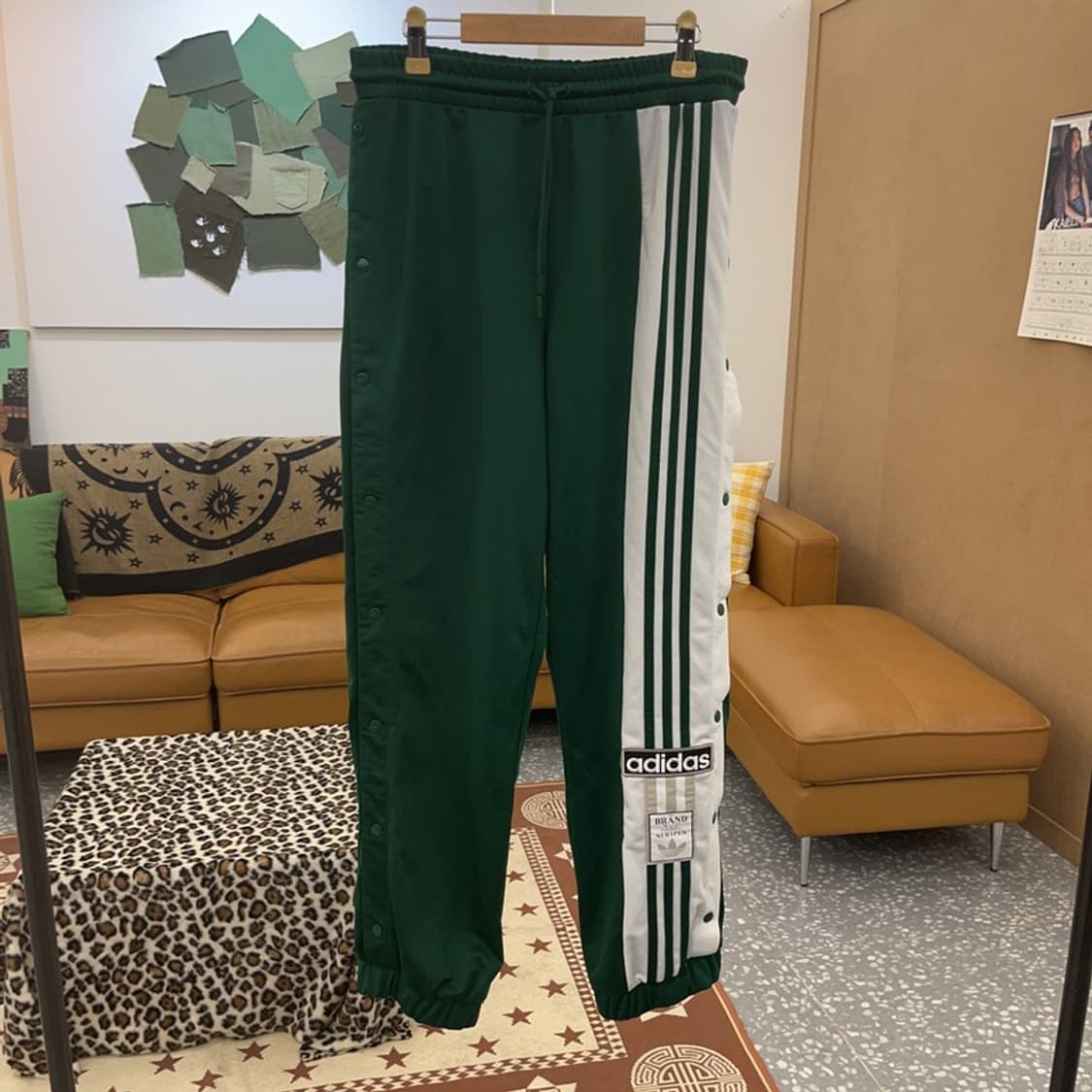 아디다스 아디브레이크 Y2K 딥그린 조거 트랙팬츠 S C09444 상품이미지3