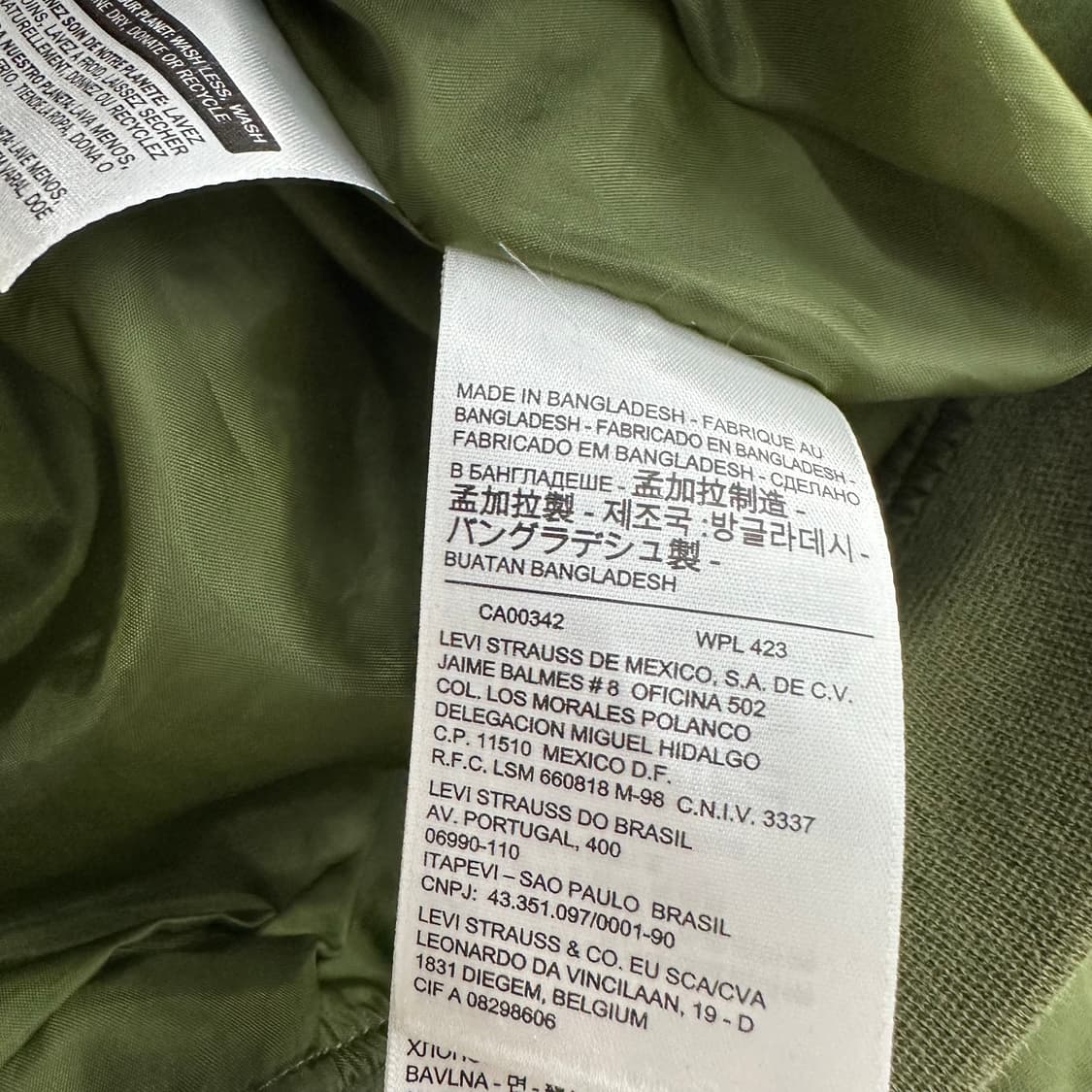 90 리바이스 남자 블루종 자켓 상품이미지4