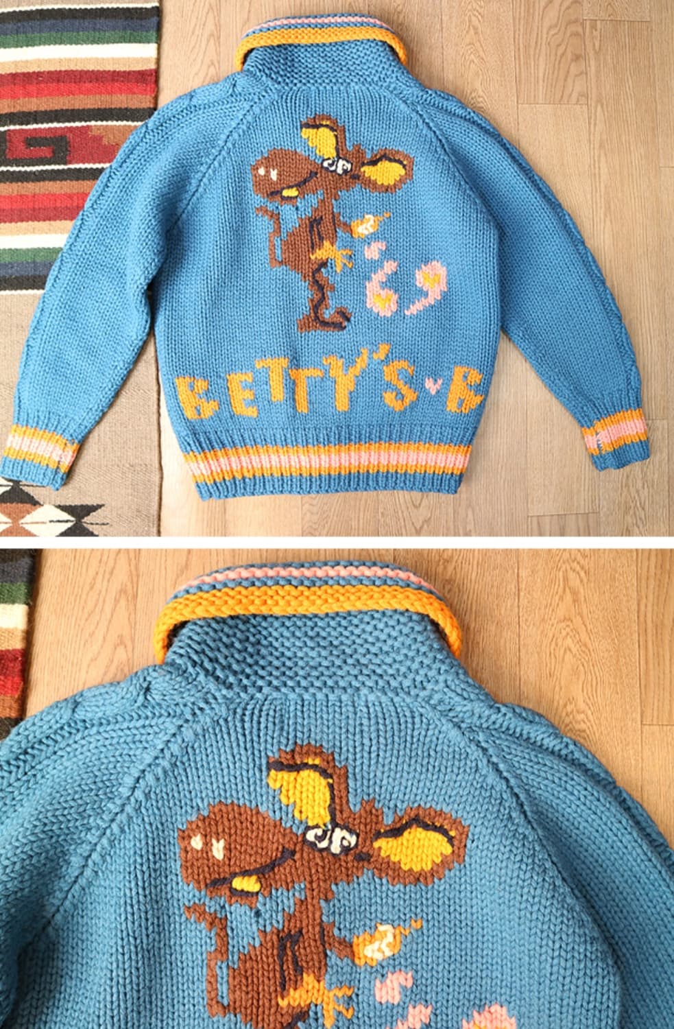 일본판 90S BETTY'S BLUE SHINJI ABE 코위찬 스타일  상품이미지5