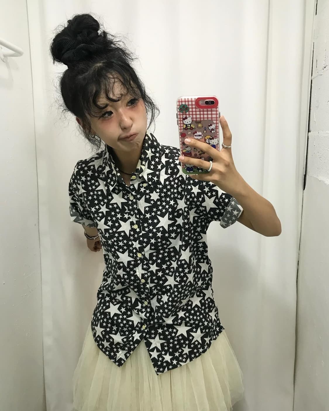 Bape Star Pattern Shirt 상품이미지2