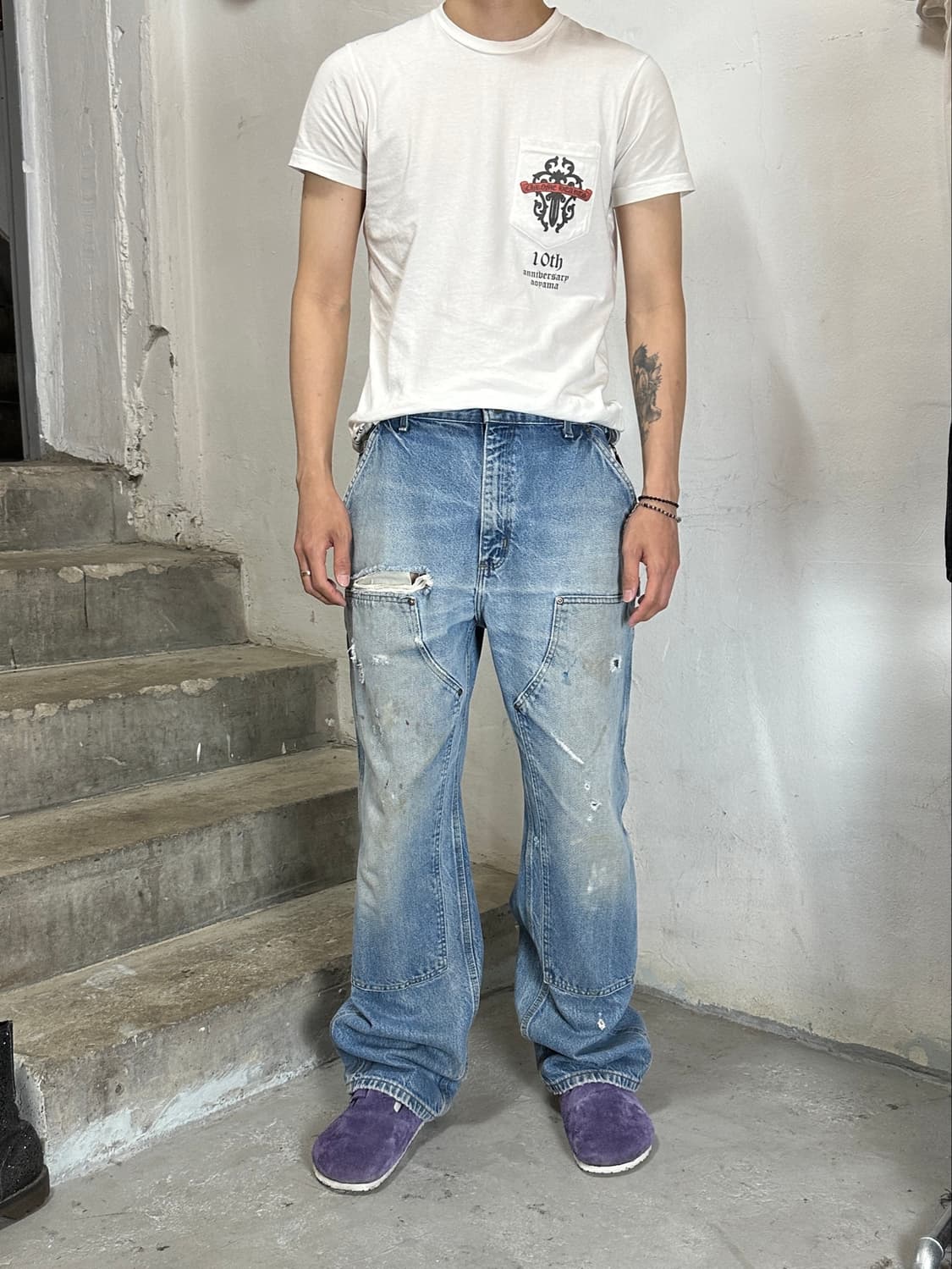 00's OG 칼하트 B07 더블니 팬츠 칼하트 데님 더블니 상품이미지2