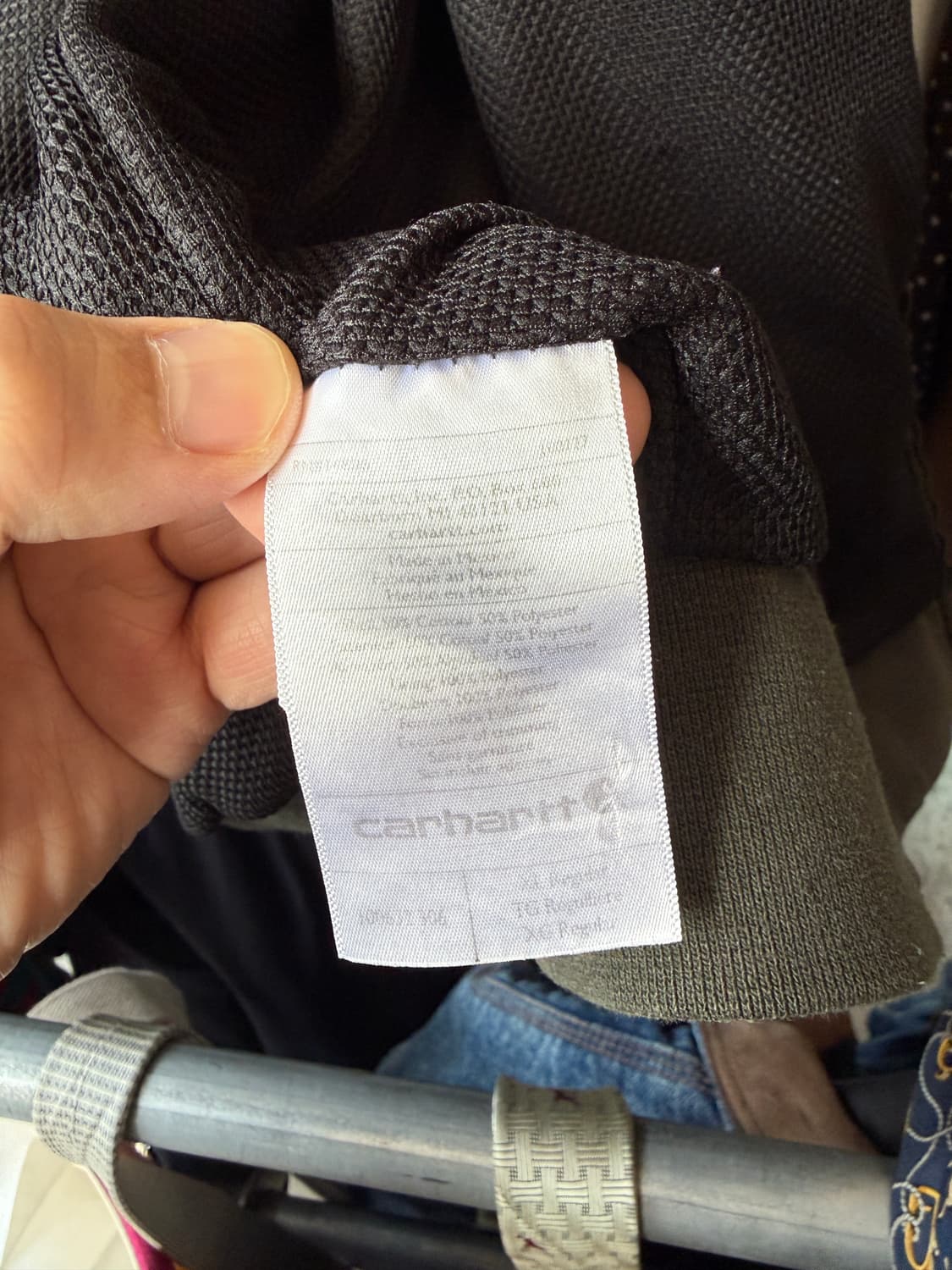 칼하트 레인디펜더 성조기 후드집업 그린  XL-XXL 상품이미지4