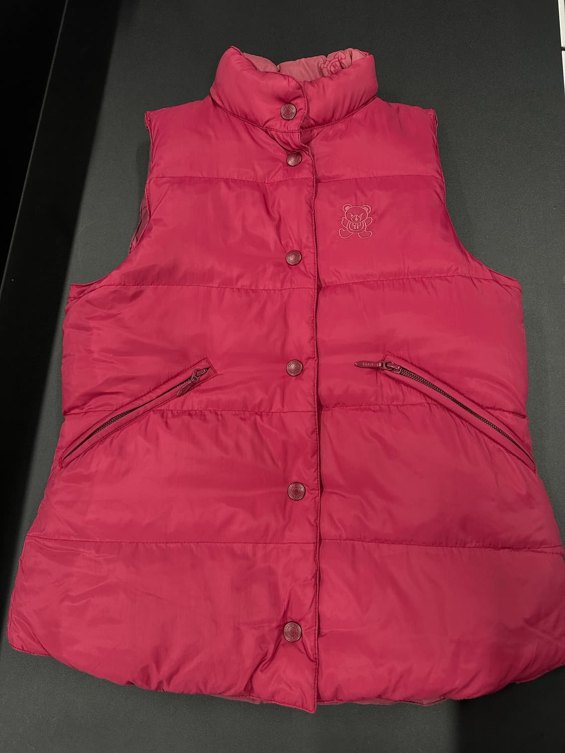 히스테릭 글래머 퍽베어 리버시블 조끼 패딩 상품이미지4