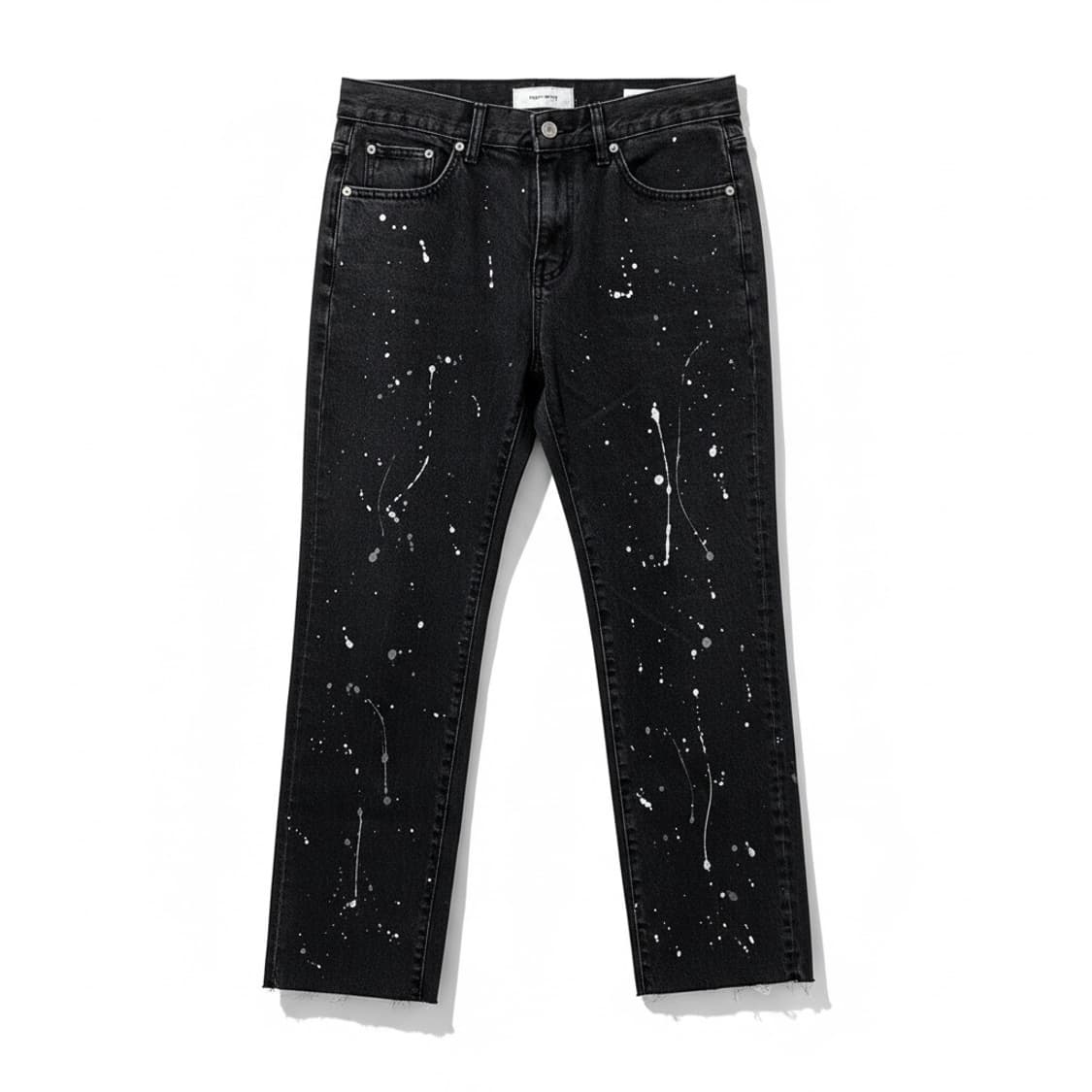 TONY WACK(토니웩) 블랙 페인트 데님 팬츠 상품이미지1