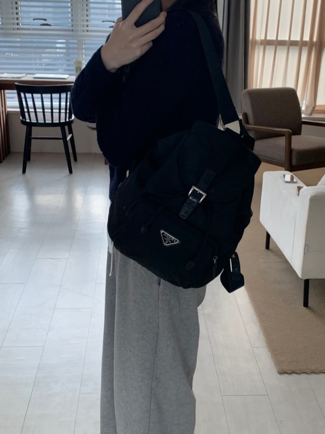 프라다 원포켓 백팩 상품이미지1