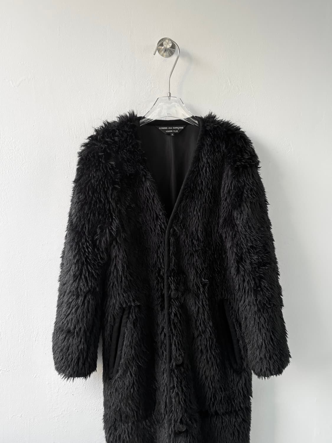 꼼데가르송 옴므 플러스 퍼 롱코트 상품이미지7