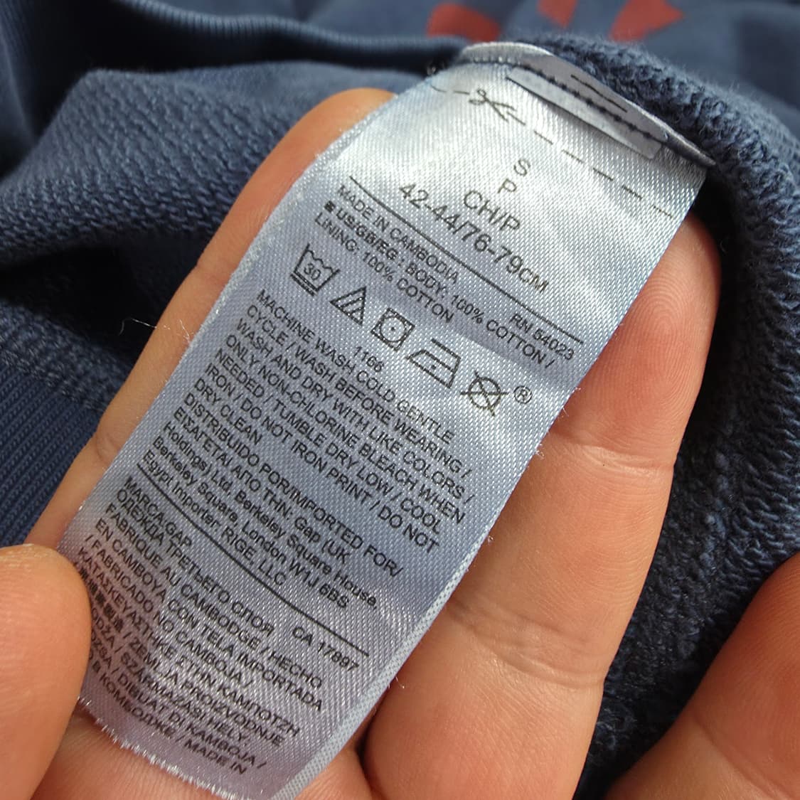 (S)GAP 갭 SURF LOCAL 후드집업 네이비 상품이미지4