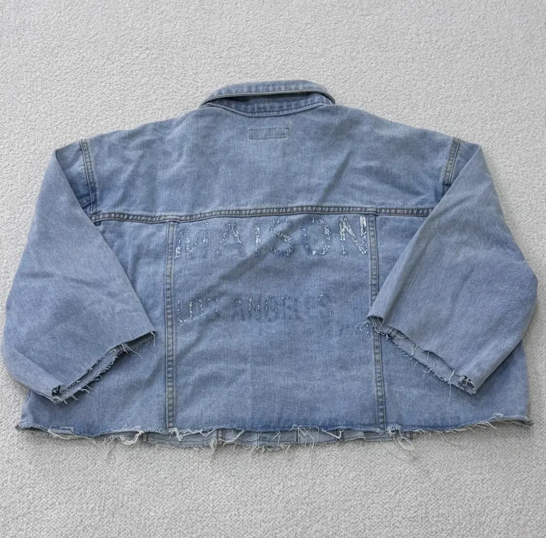 55정도 빈티지 여성 크롭 데님 자켓 0303E 상품이미지2
