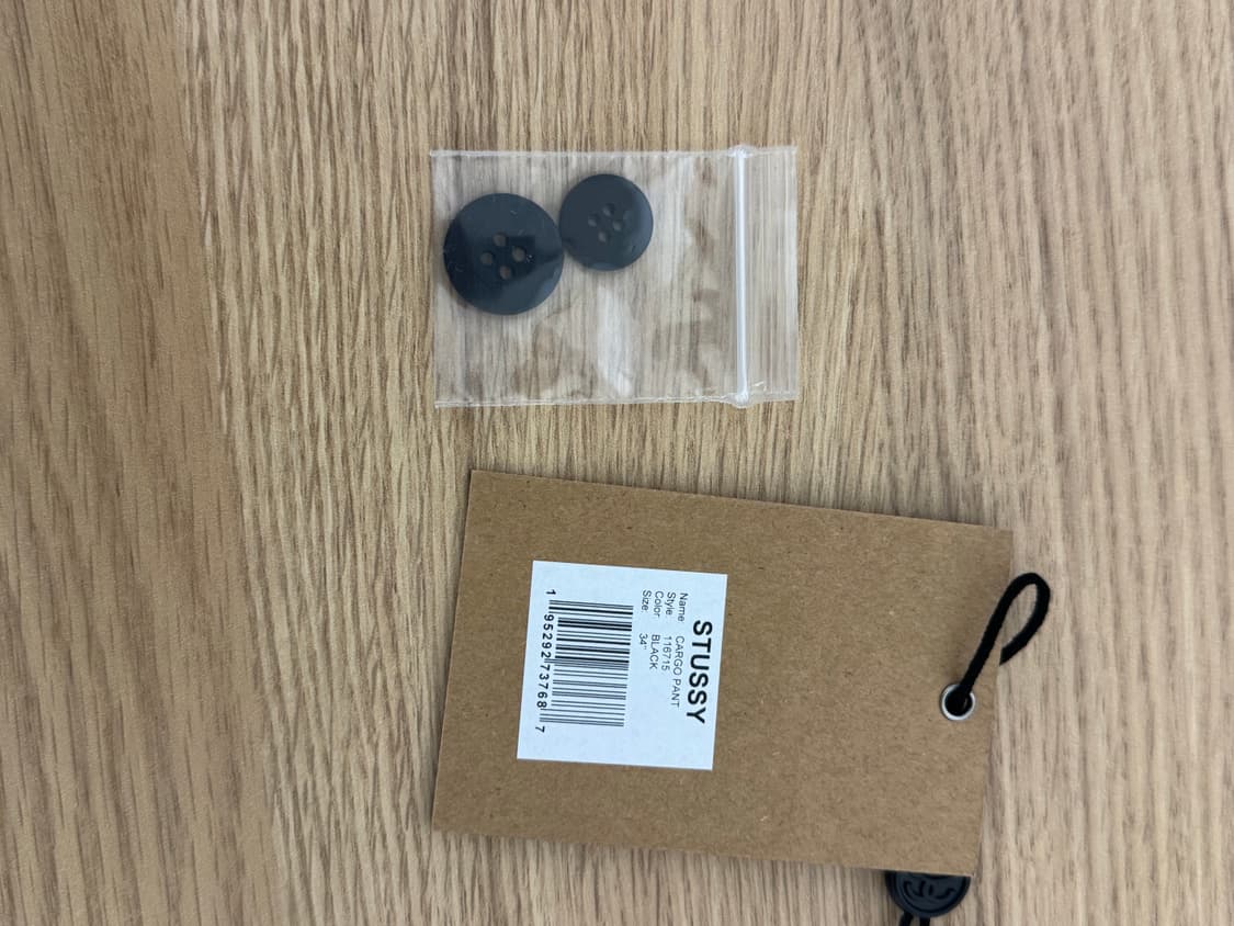 스투시 카고 팬츠 블랙 34 상품이미지9