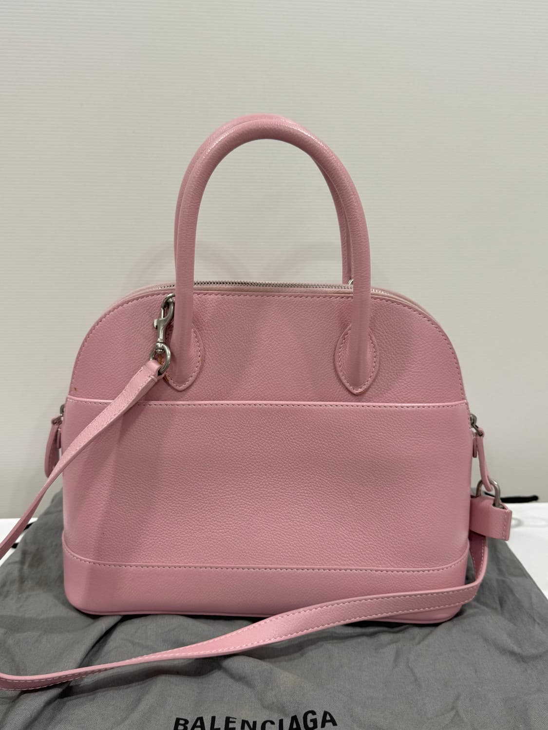 발렌시아가 빌탑 핸들 토트백 핑크 상품이미지2