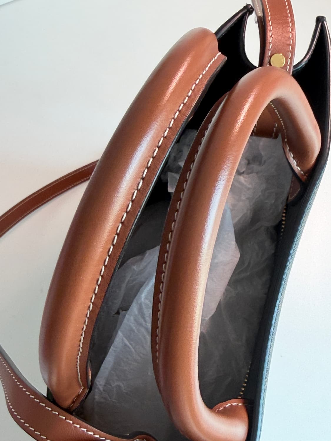 셀린느 트리오페 캔버스 토트백 탄 상품이미지3