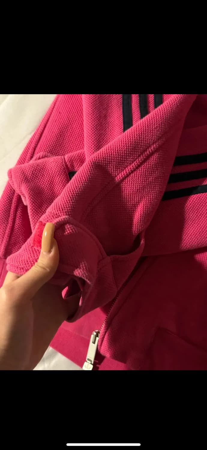 아디다스 핫핑크 후드집업 상품이미지2