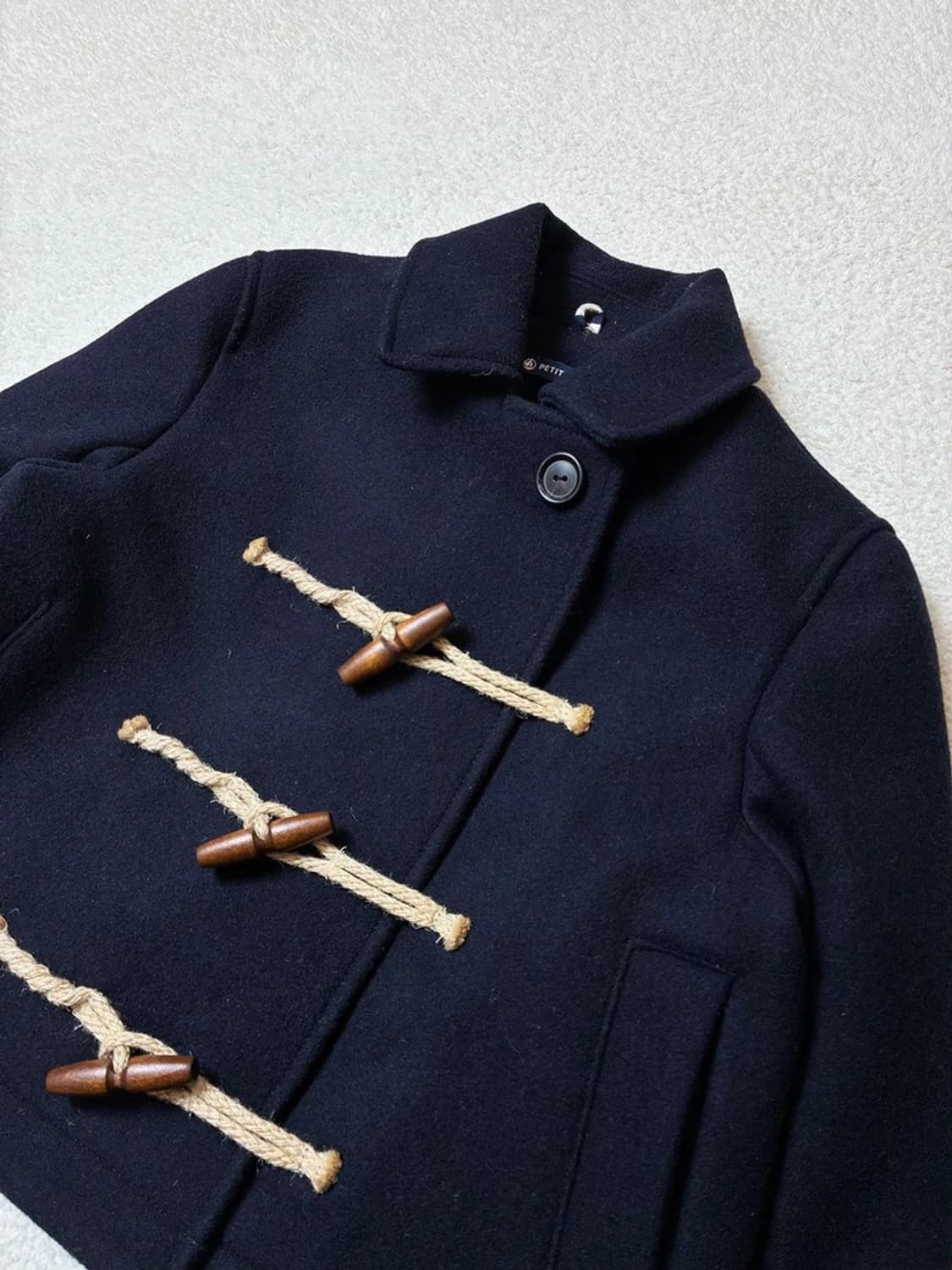 쁘띠바또 PETIT BATEAU 아동 도글 숏 울 자켓 PN6336 상품이미지2