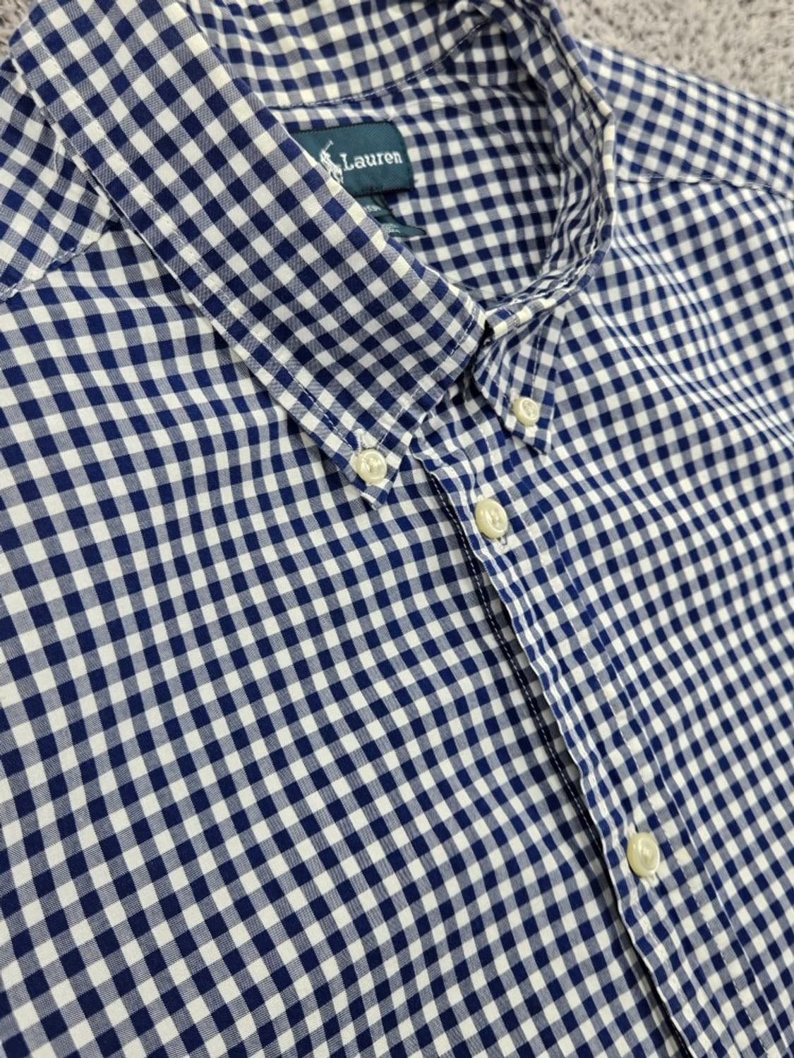 폴로랄프로렌 체크 반팔 셔츠 ( XL ) / 11856 상품이미지5