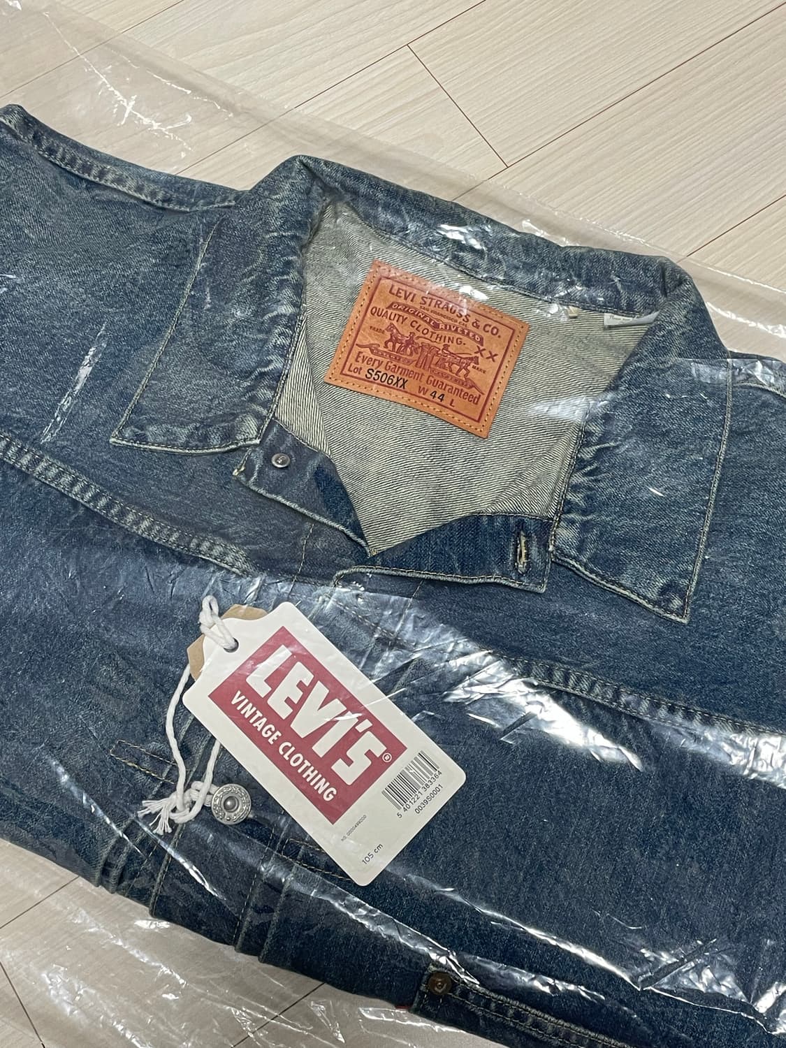 새상품) 리바이스 S506XX 데님 자켓 44사이즈 상품이미지1