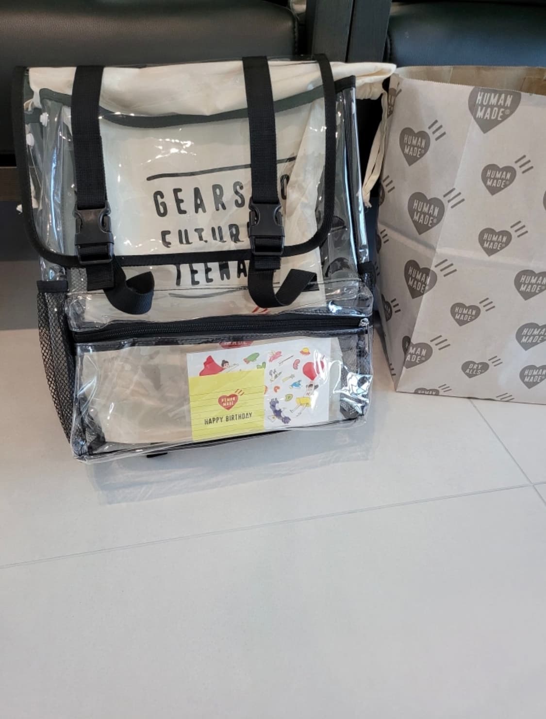 휴먼메이트 교토 1928 매장 한정 클리어 백팩 상품이미지1