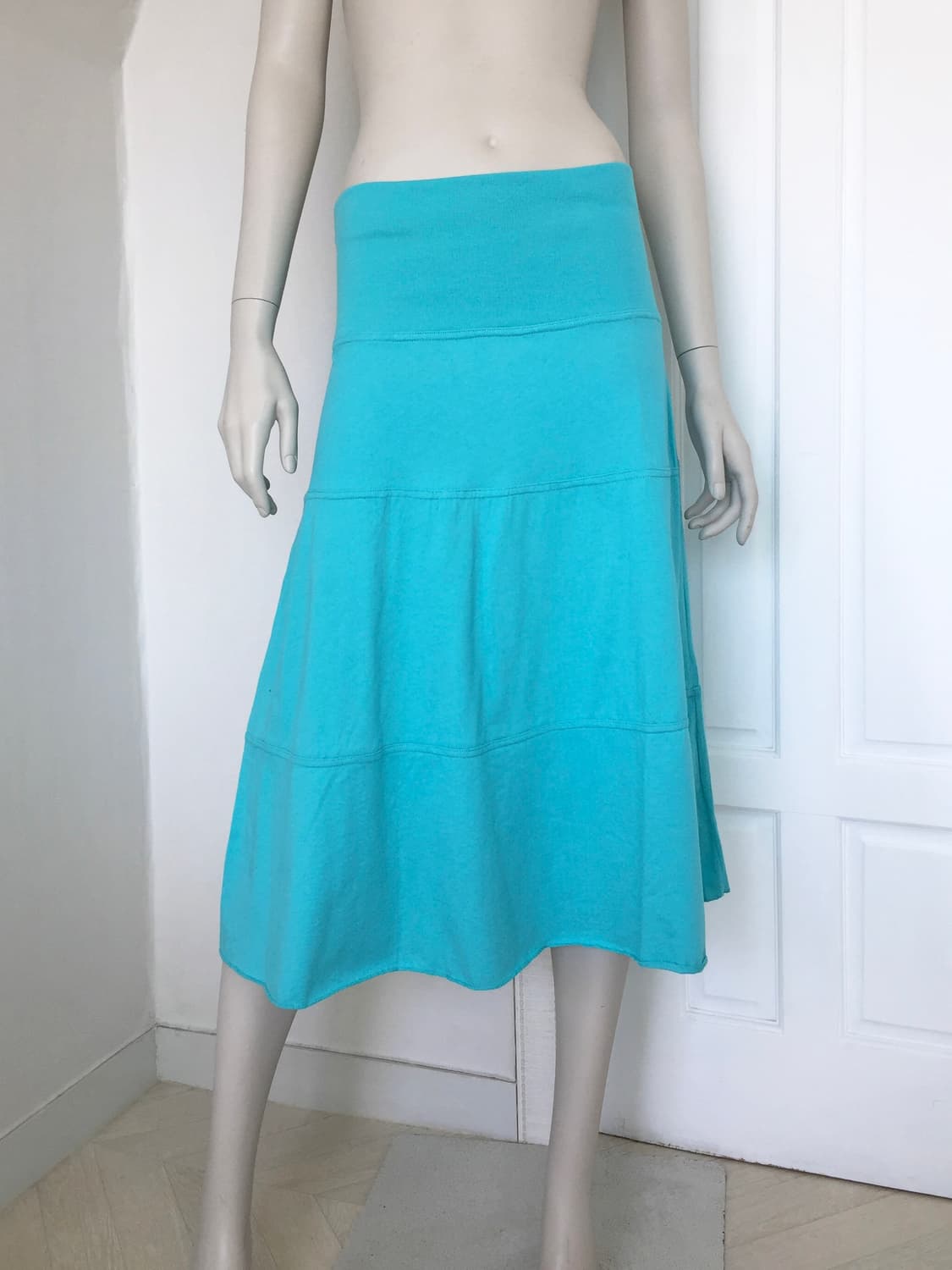 Mint Y2K Tiered Maxi Skirt 상품이미지3