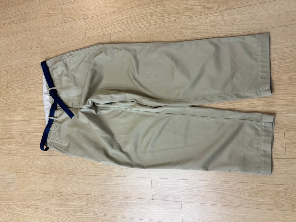 나나미카 와이드치노 카키34 상품이미지1