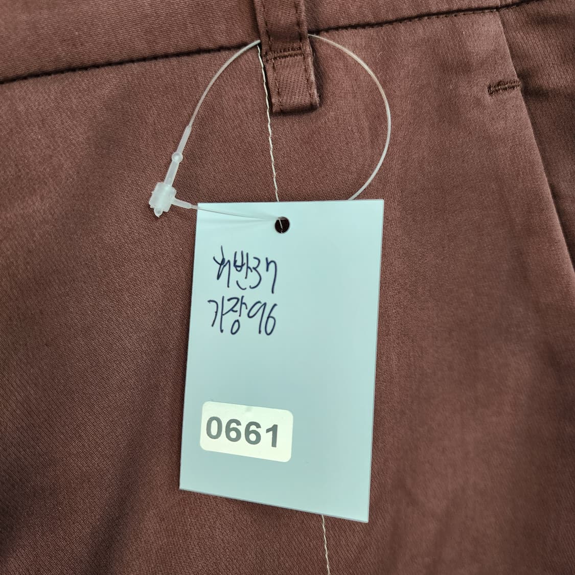 시스템 와이드 브라운 면바지 상품이미지8