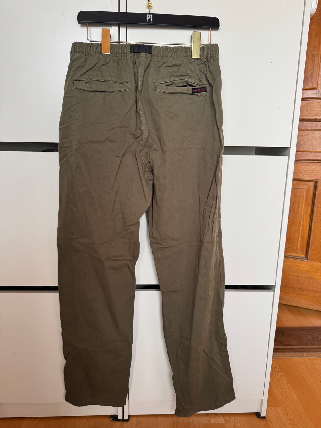 그라미치 레귤러 테이퍼드 팬츠 올리브 L 상품이미지2