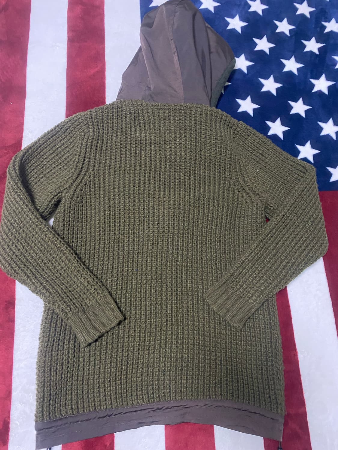 디젤 트리콧 와플 후디 스웨터 상품이미지9