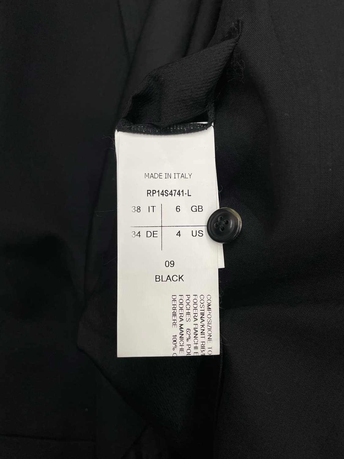 Rick Owens SS14 one-button blazer (L) 상품이미지5