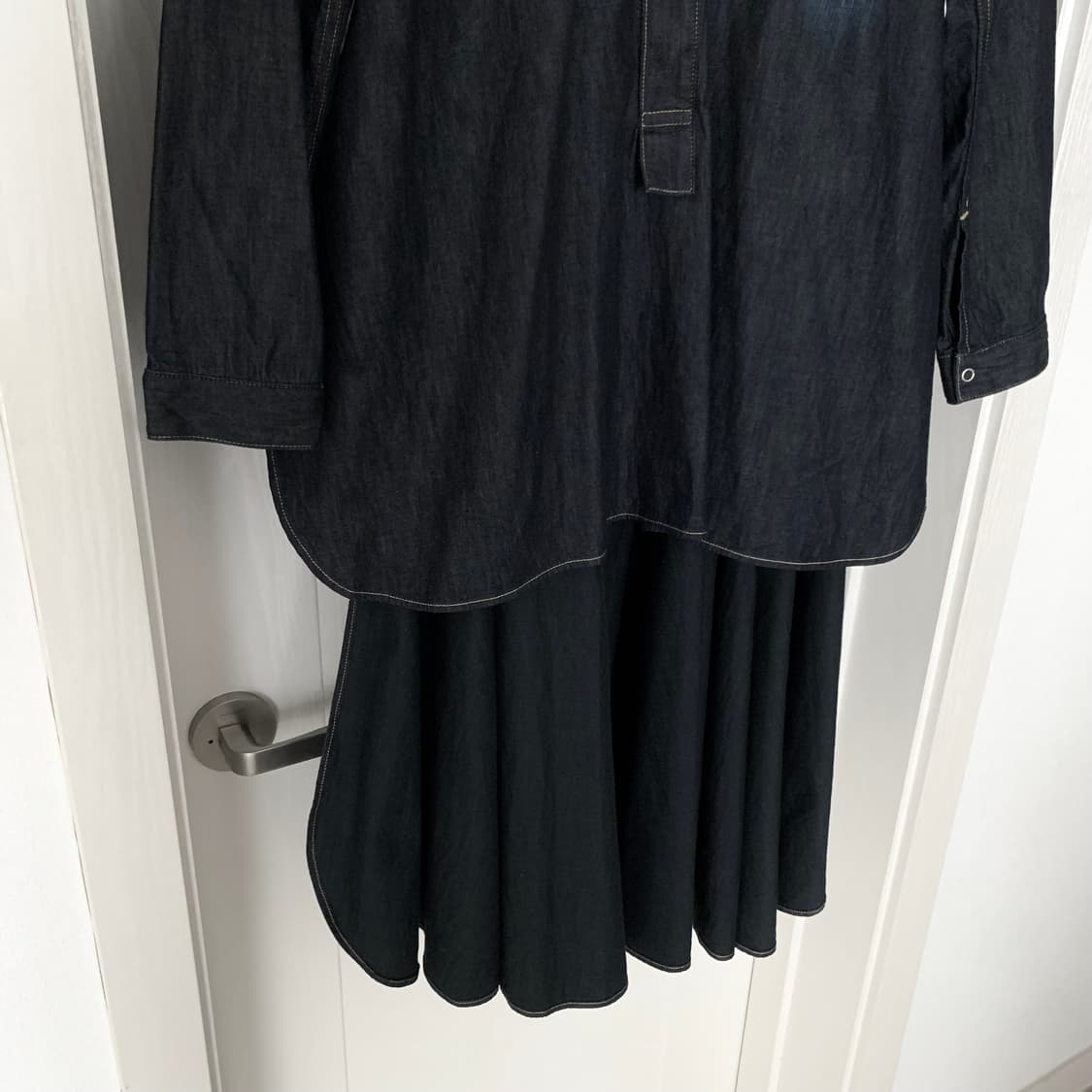 요지 야마모토 컬렉션 데님 원피스 드레스 상품이미지7