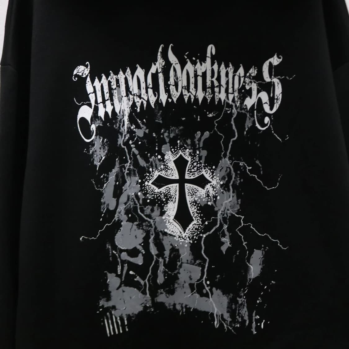 롬위 고스로리 크로스  후드티셔츠 61911 상품이미지6