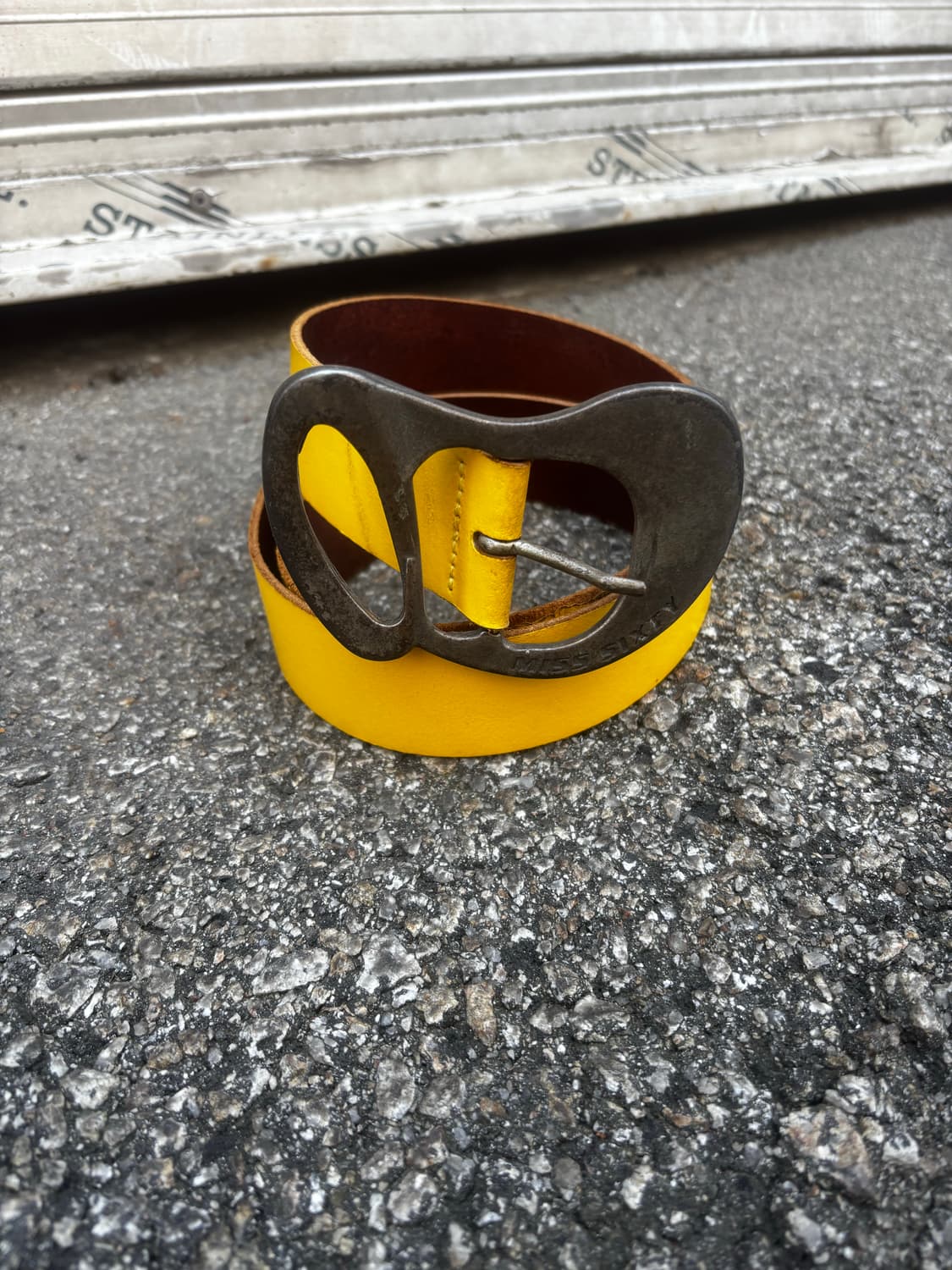 미스 식스티(Miss Sixty) 빈티지 레더 벨트 상품이미지2