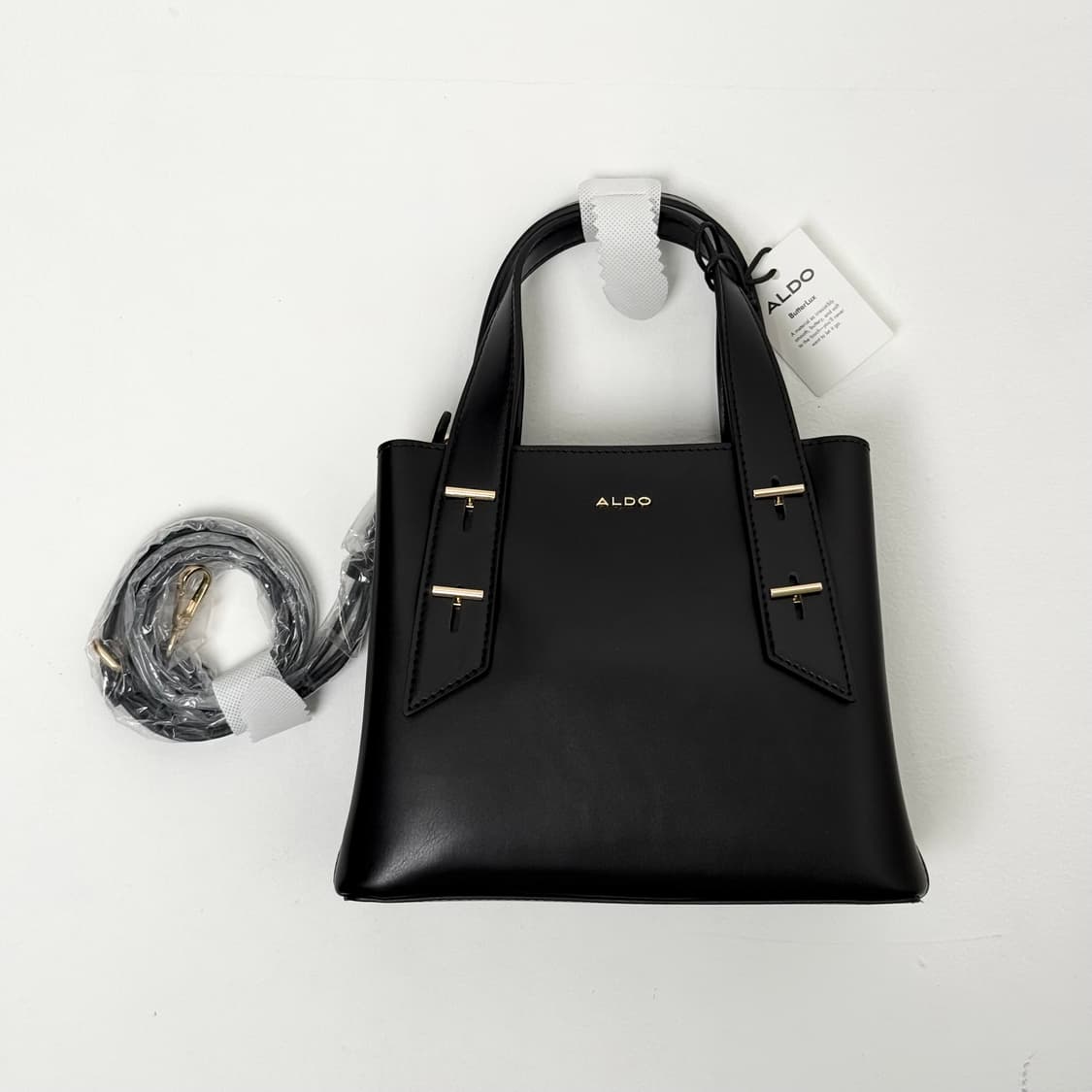 (새상품) 알도 제리나 사첼 백 토트백 겸 크로스백 블랙 상품이미지1