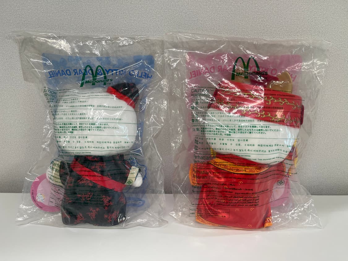 맥도날드 x 헬로키티 산리오 차이니즈 웨딩 인형 세트 상품이미지2