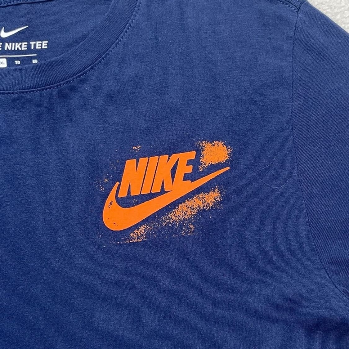 NIKE 백 그래픽 반팔티 네이비 XL 상품이미지2