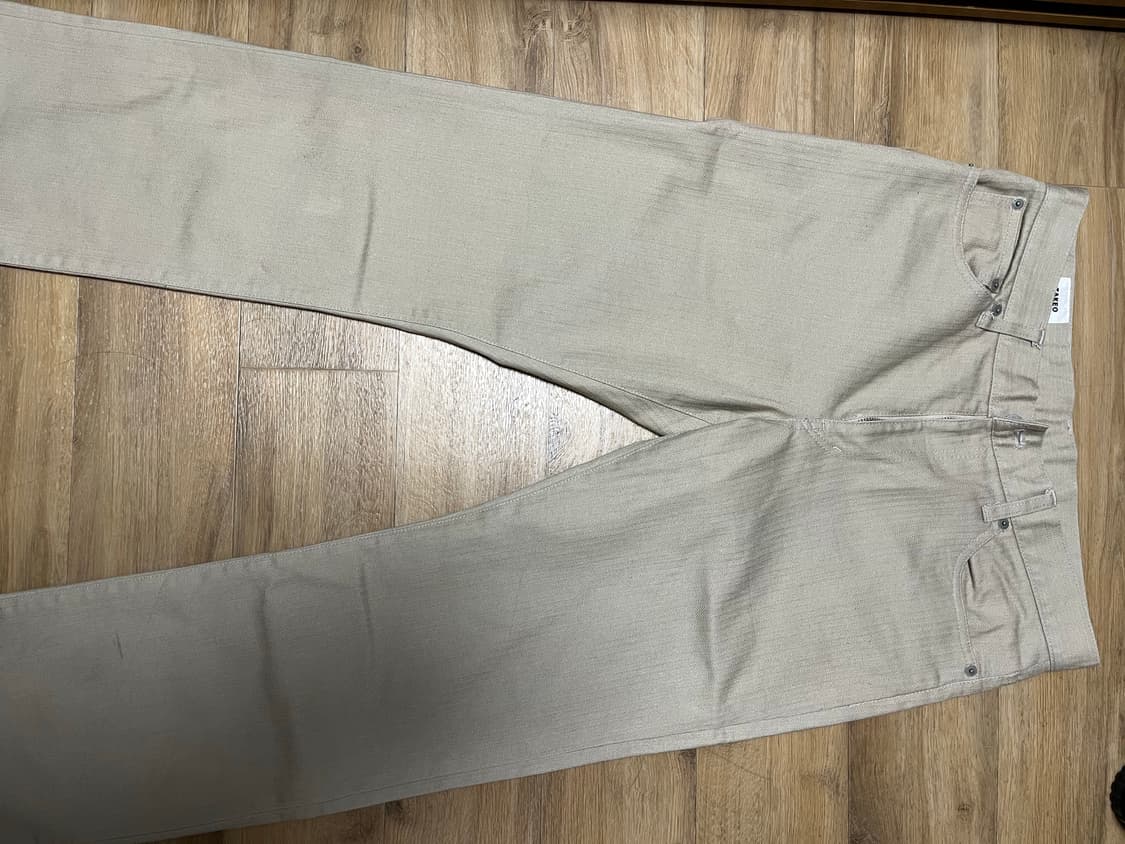 타케오키쿠치 베이지HBT팬츠 상품이미지2