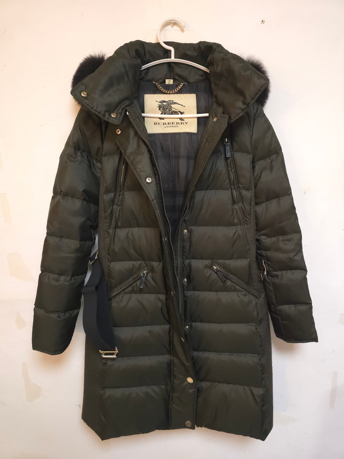 버버리 아비게일 폭스퍼 패딩 XS (새상품급) 상품이미지4