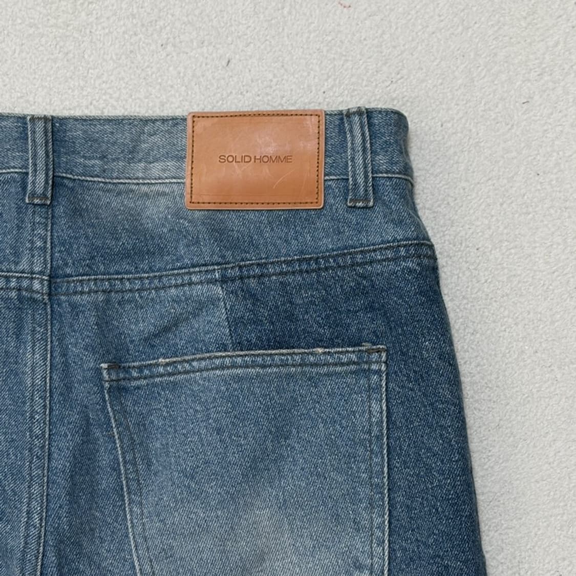 SOLIDHOMME(우영미) 언발란스 데님팬츠 46 상품이미지7