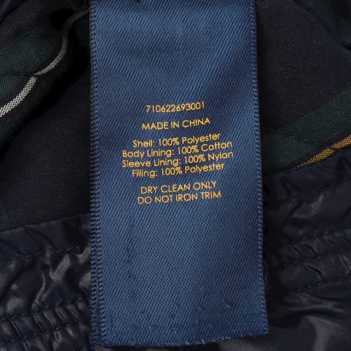 폴로 랄프로렌 네이비 해링턴 퀄팅 자켓 상품이미지9