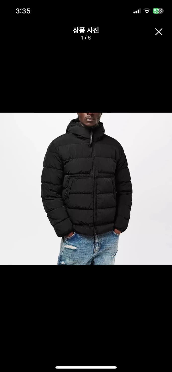 CP컴퍼니 블랙 패딩 자켓 95 상품이미지6