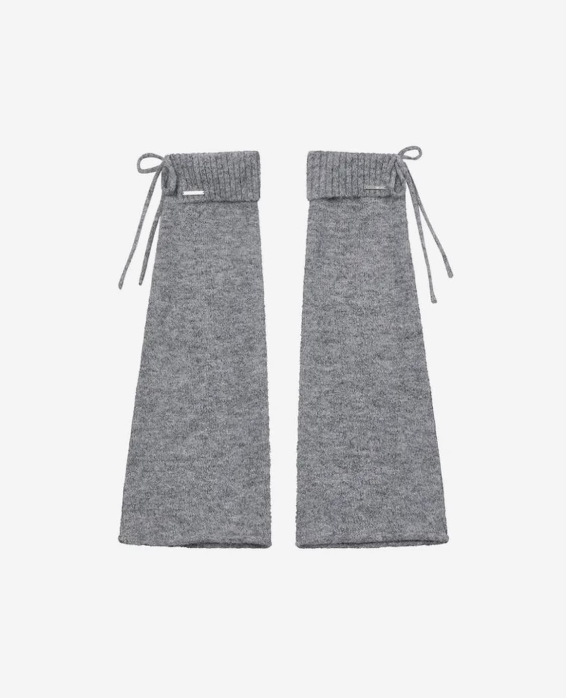 미세키서울 Drawstring leg warmer 레그 워머 그레이 상품이미지1