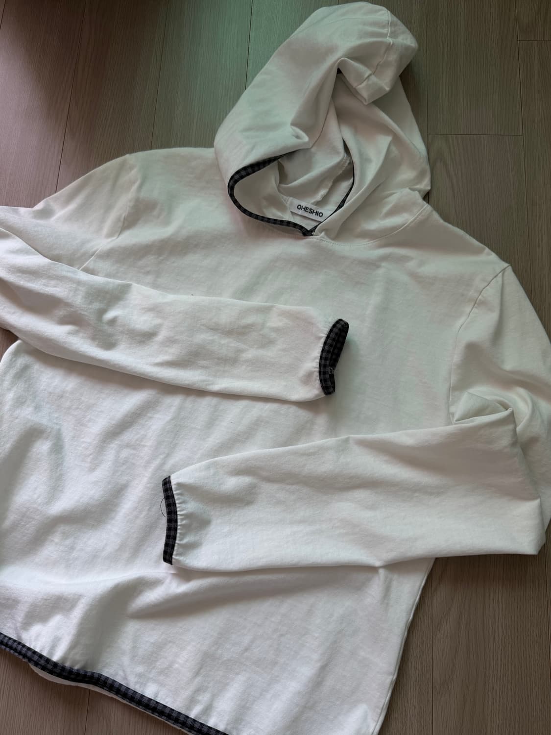 오헤시오 체크 긴팔 상품이미지2