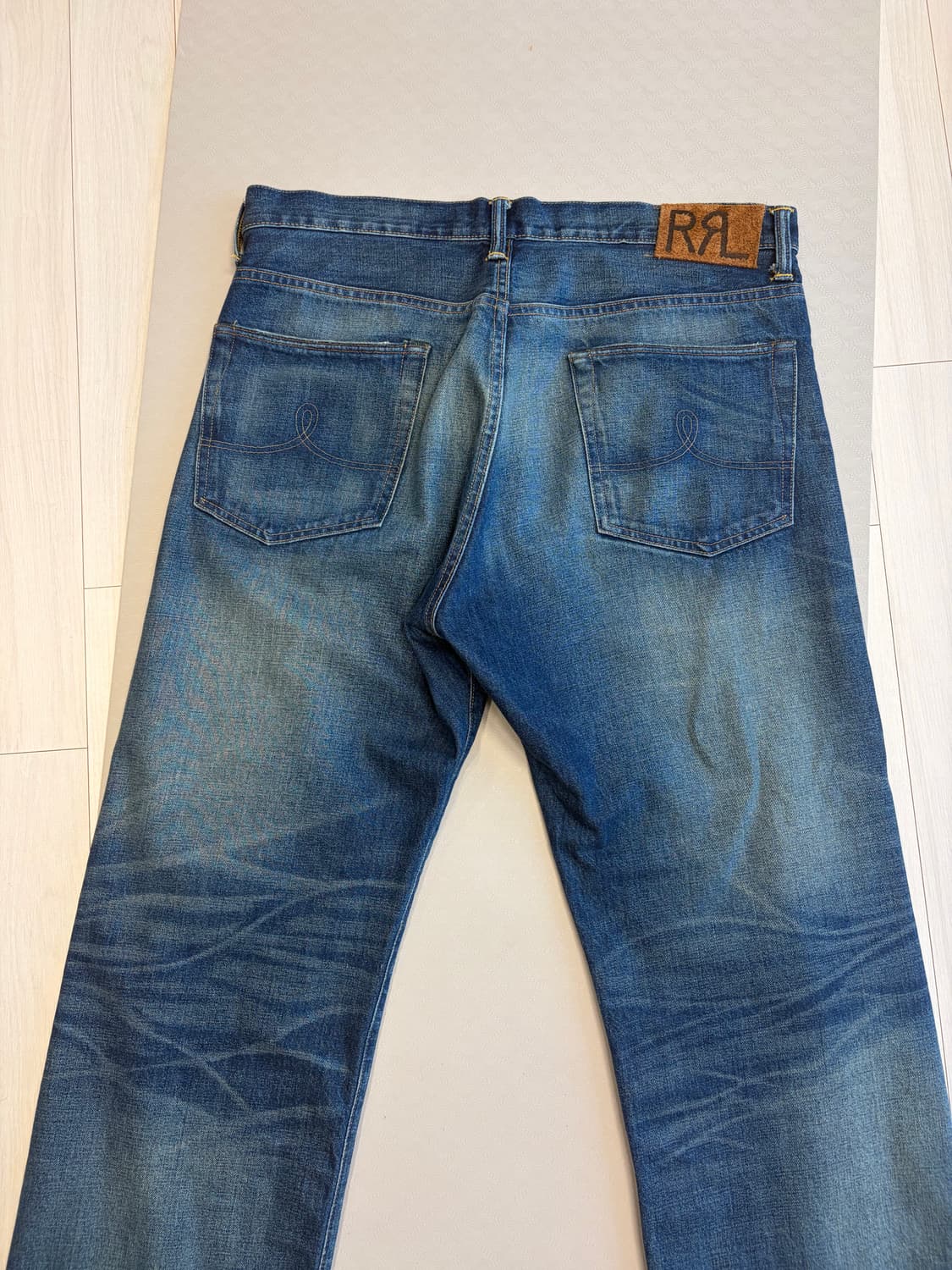 RRL 더블알엘 빈파포 그랜드폴스 데님팬츠 34/32 입니다 상품이미지4