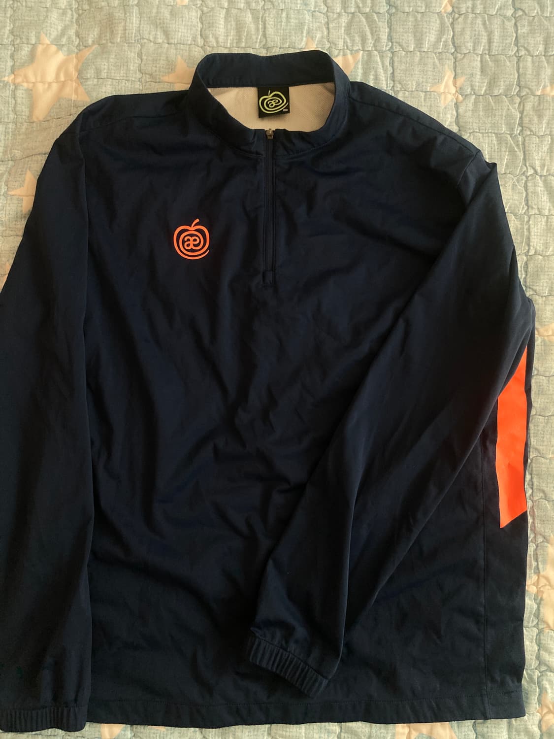 애플라인드 네이비 반집업 맨투맨 100 상품이미지2