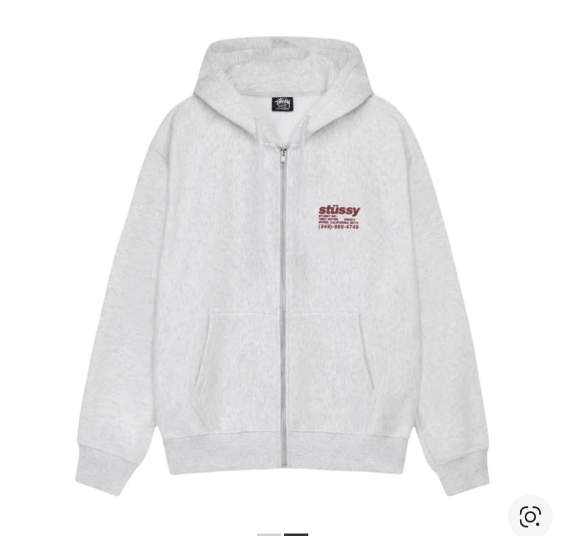 스투시 dna 후드집업 애쉬헤더 XL 상품이미지2
