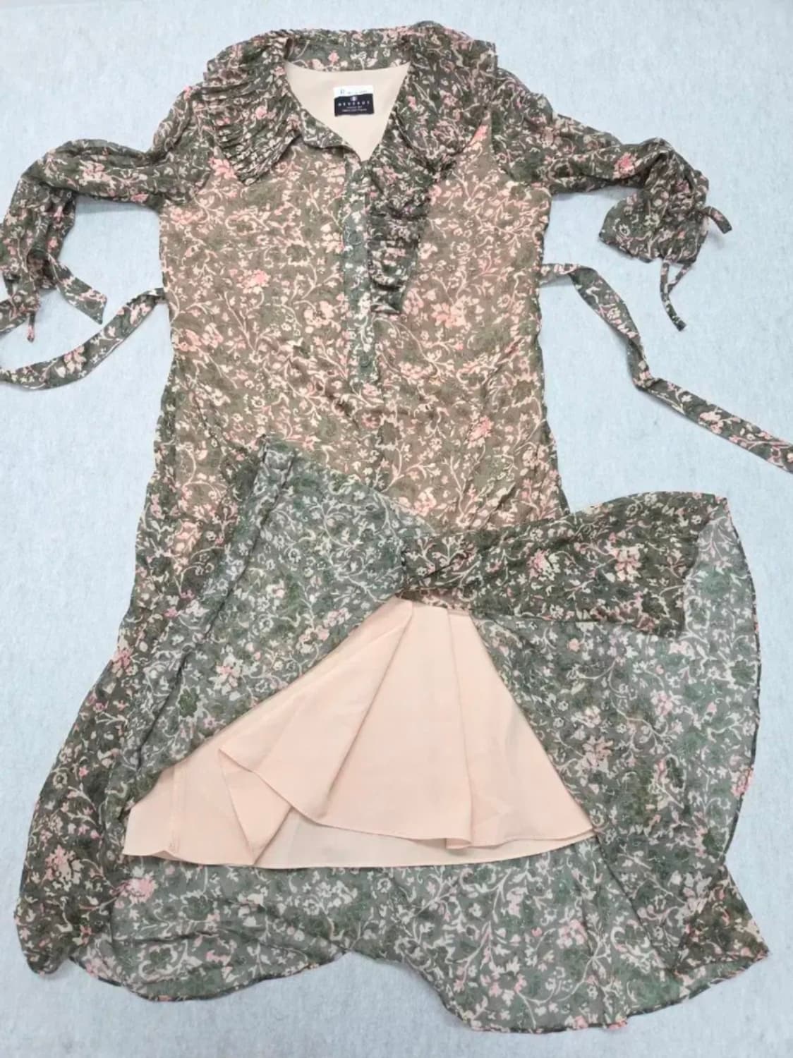 여성 44size 잇미샤 시스루 원피스 상품이미지9