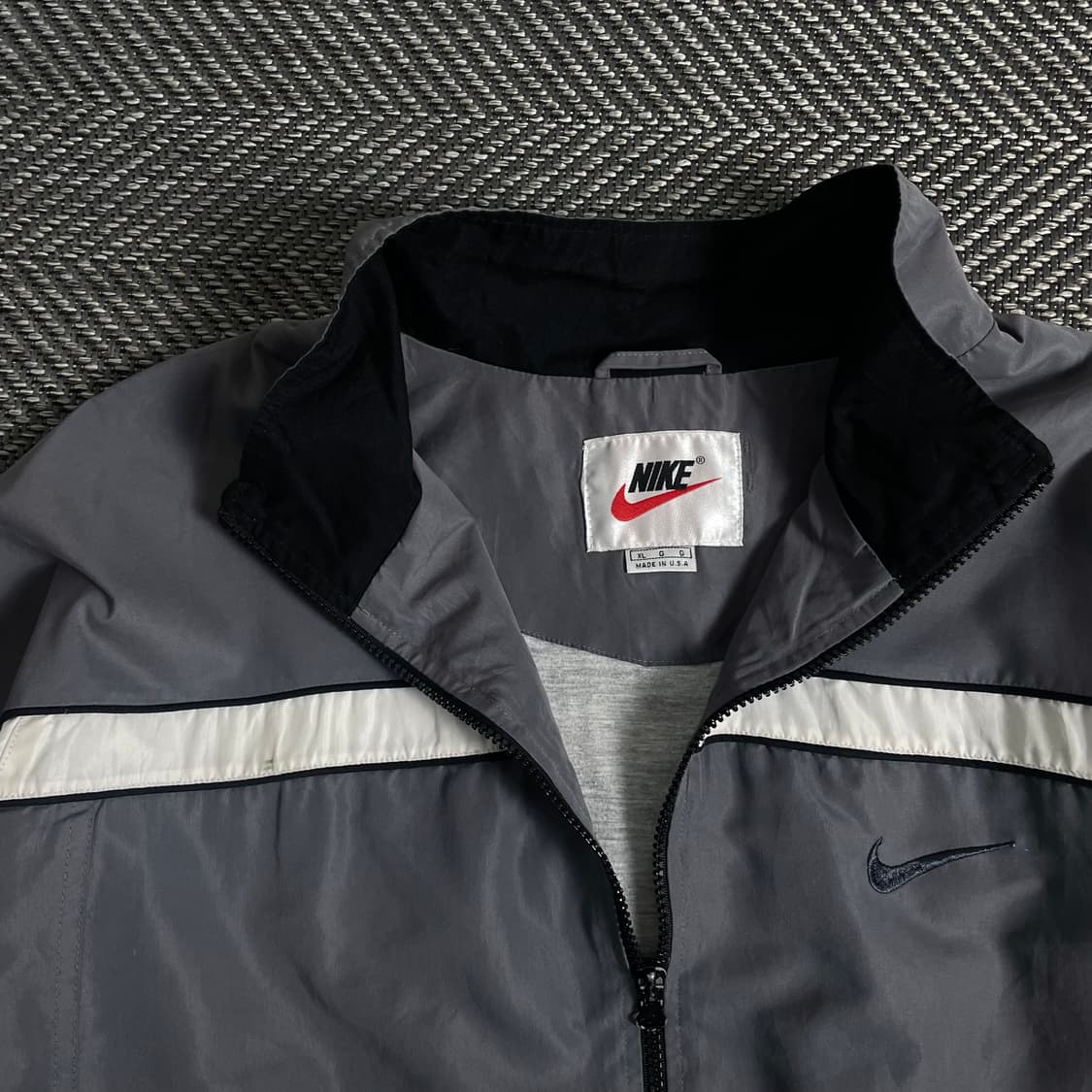 90s 나이키 올드스쿨 박시핏 배색 바람막이y 2917 상품이미지5