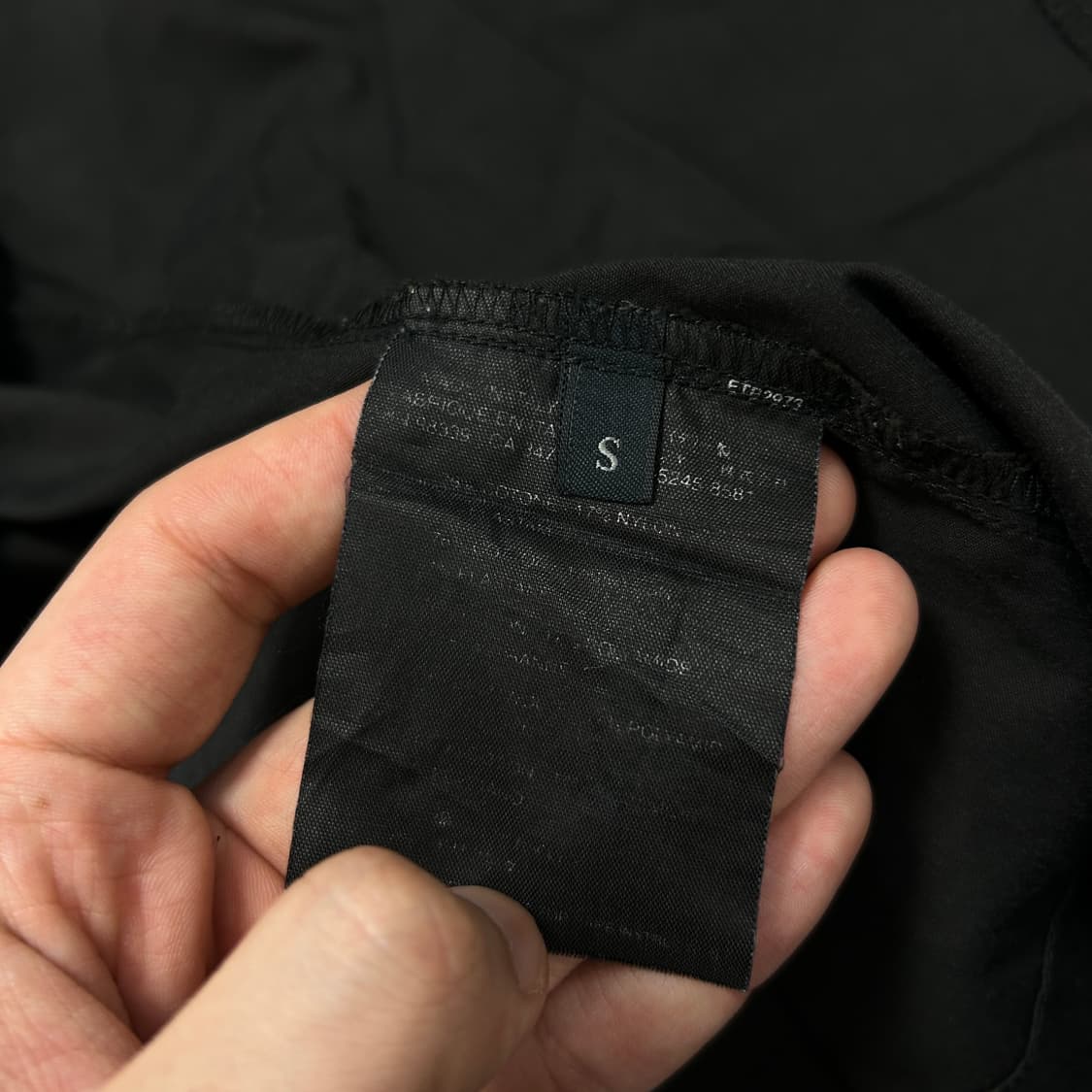 프라다 우먼스 코튼 나일론 혼방 테크니컬 셔츠(S) 상품이미지3