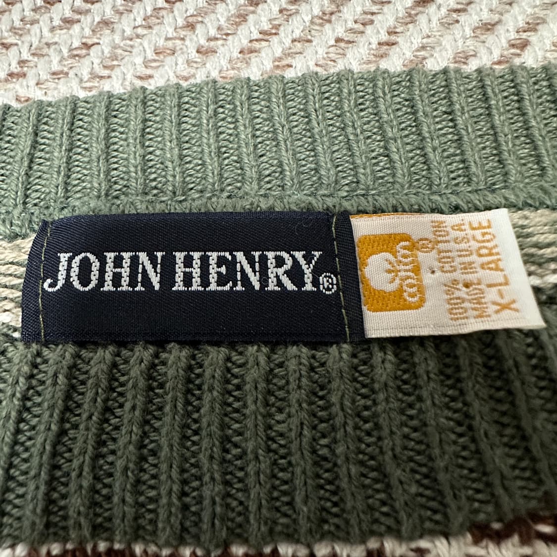 VINTAGE usa made cotton 100% knit 상품이미지5