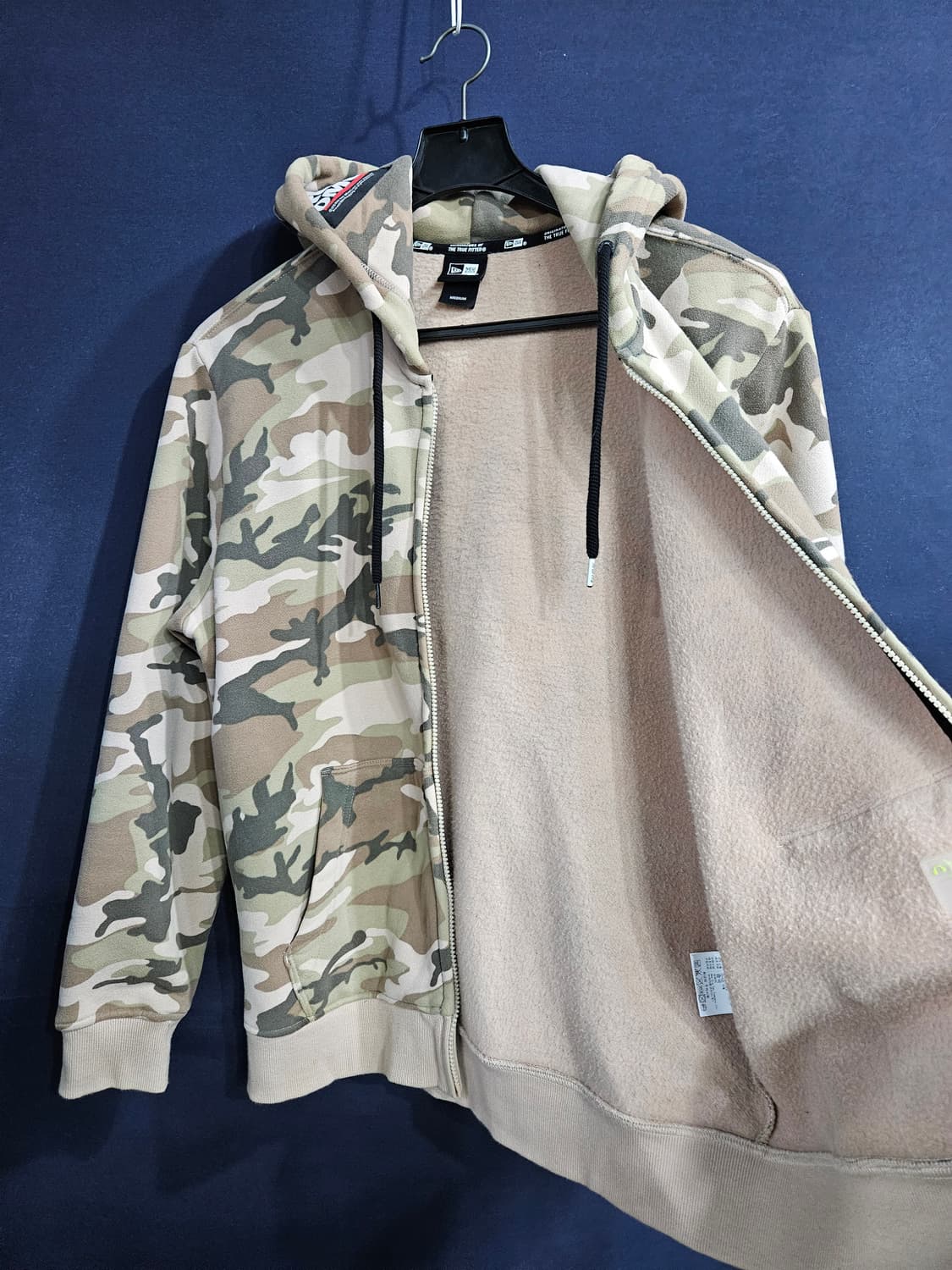 뉴에라 프린팅 카모 남성 95 기모 후드집업  상품이미지8