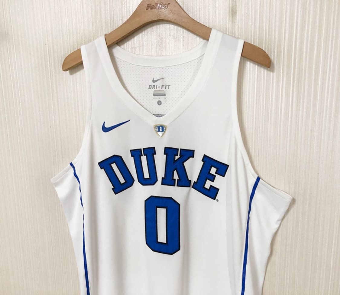 NCAA 나이키 듀크대학교 농구유니폼/져지 L #0 제이슨 테이텀 상품이미지6