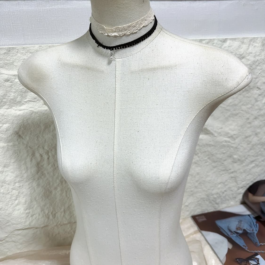 빈티지 레이스 초커 목걸이세트 상품이미지1