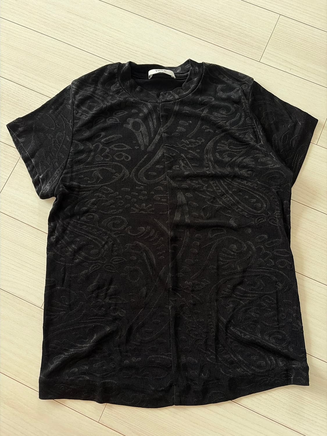 TEAK PAISLEY JAQUARD JERSEY TOP 상품이미지1